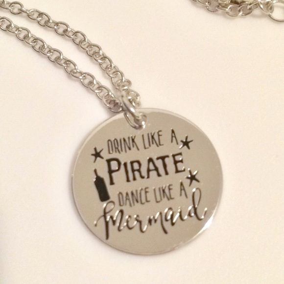 Drink Like A Pirate Necklace - Picture 3 of 3